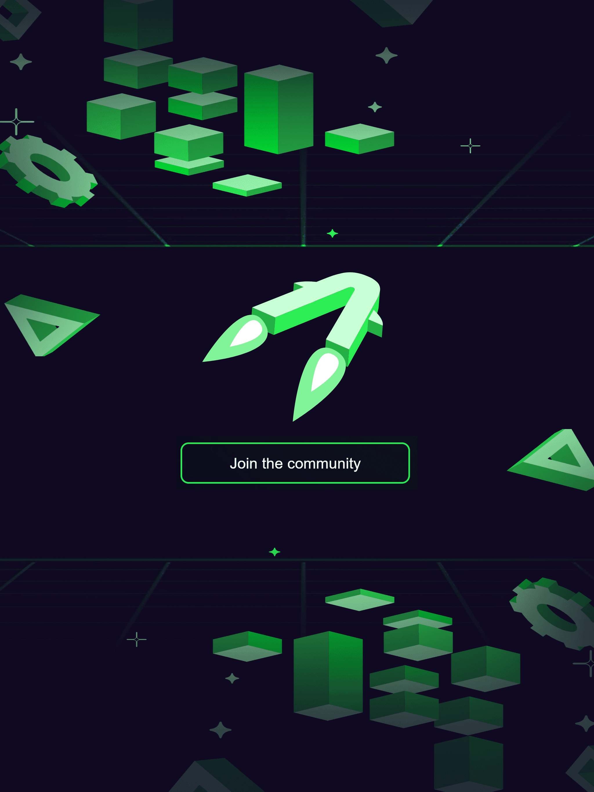 Promo banner background for mobile